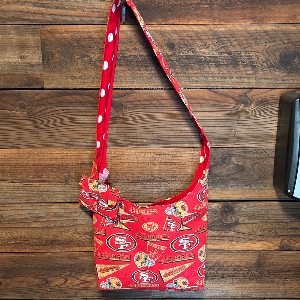 San Francisco 49ers Red Shoulder Bag